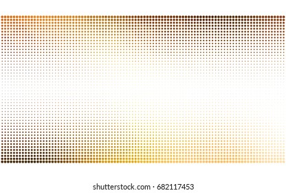Light Orange vector abstract pattern with circles. Geometry template for your business design. Background with colored spheres.
