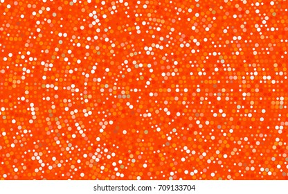 Light Orange vector abstract pattern with circles. Geometry template for your business design. Background with colored spheres.