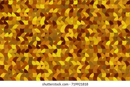 Light Orange vector abstract pattern with circles. Geometry template for your business design. Background with colored spheres.