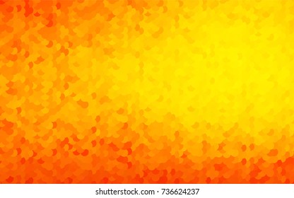 Light Orange vector abstract pattern with circles. Geometry template for your business design. Background with colored spheres.