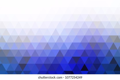 Light Orange vector abstract polygonal template. Creative illustration in halftone style with gradient. A new texture for your design.
