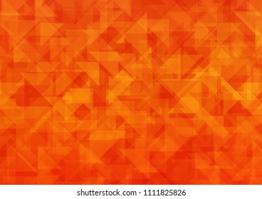 Light Orange vector abstract polygonal abstract polygonal. An elegant bright illustration with gradient. Brand new style for your business design.