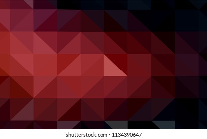 Light Orange vector abstract polygonal template. Colorful abstract illustration with triangles. A new texture for your web site.