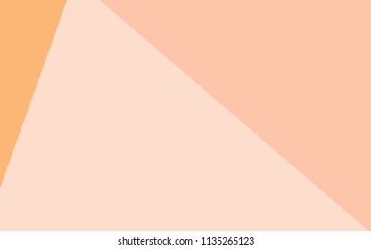 Light Orange vector abstract polygonal background. Modern abstract illustration with triangles. Completely new template for your banner.
