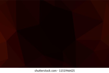 Light Orange vector abstract polygonal pattern. Polygonal abstract illustration with gradient. Brand new style for your business design.