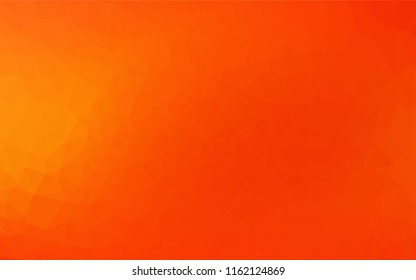 Light Orange vector abstract polygonal texture. A sample with polygonal shapes. A new texture for your design.