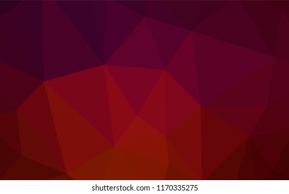 Light Orange vector abstract polygonal background. Modern abstract illustration with triangles. A new texture for your web site.