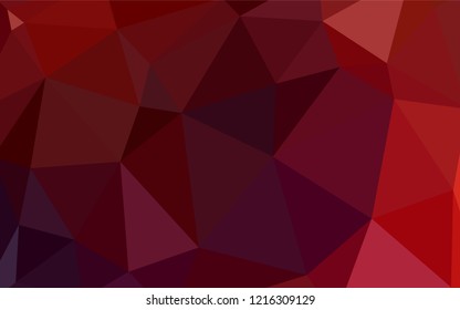 Light Orange vector abstract polygonal pattern. Creative geometric illustration in Origami style with gradient. Template for cell phone's backgrounds.