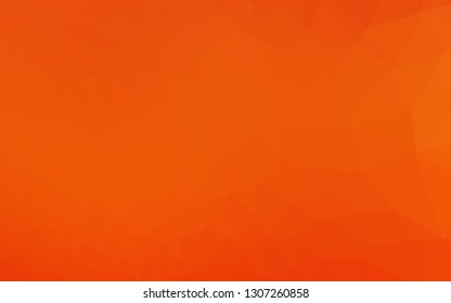 Light Orange vector abstract polygonal layout. An elegant bright illustration with gradient. Brand new design for your business.