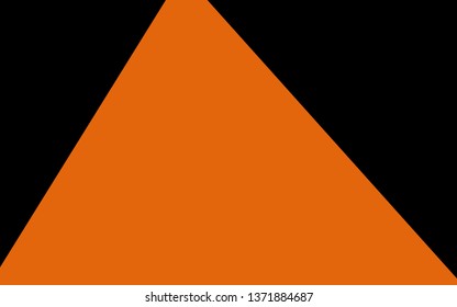 Light Orange vector abstract polygonal cover. Glitter abstract illustration with an elegant design. Elegant pattern for a brand book.