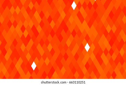 Light Orange vector abstract polygonal template. A vague abstract illustration with gradient. The completely new template can be used for your brand book.