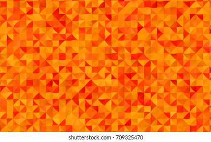 Light Orange vector abstract polygonal background. Colorful abstract illustration with gradient. The completely new template can be used for your brand book.