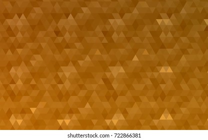 Light Orange vector abstract polygonal background. Modern geometrical abstract illustration with gradient. The elegant pattern can be used as part of a brand book.