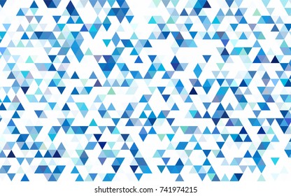 Light Orange vector abstract polygonal template. Modern geometrical abstract illustration with gradient. Triangular pattern for your business design.