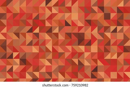 Light Orange vector abstract polygonal pattern. An elegant bright illustration with gradient. The best triangular design for your business.