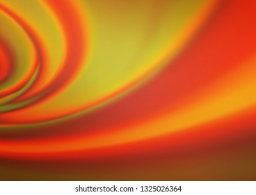 Light Orange vector abstract template. A completely new color illustration in a bokeh style. A new texture for your design.