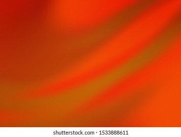 Light Orange vector abstract template. A completely new color illustration in a bokeh style. A completely new template for your design.