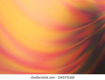 Light Orange vector abstract template. Glitter abstract illustration with an elegant design. The background for your creative designs.