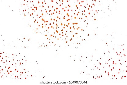 Light Orange vector abstract textured polygonal background. Blurry rectangular design. The pattern with repeating rectangles can be used for background.