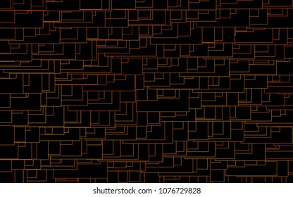Light Orange vector abstract textured polygonal background. Blurry rectangular design. The pattern with repeating rectangles can be used for background.