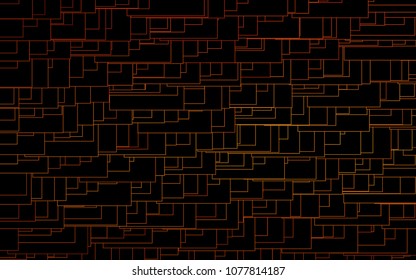 Light Orange vector abstract textured polygonal background. Blurry rectangular design. The pattern with repeating rectangles can be used for background.