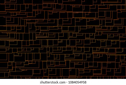 Light Orange vector abstract textured polygonal background. Blurry rectangular design. The pattern with repeating rectangles can be used for background.