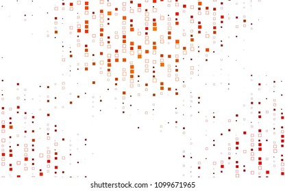Light Orange vector abstract textured polygonal background. Blurry rectangular design. The pattern with repeating rectangles can be used for background.