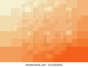 Light Orange vector abstract textured polygonal background. Blurry rectangle design. Pattern can be used for background.