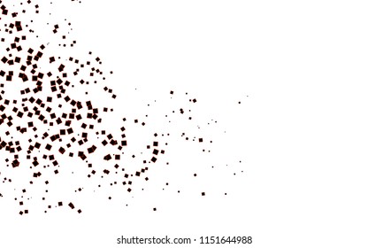 Light Orange vector abstract textured polygonal background. Blurry rectangular design. The pattern with repeating rectangles can be used for background.