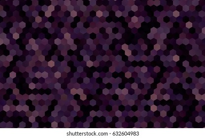 Light Orange vector abstract textured polygonal background. Brand-new blurry hexagonal design. Pattern can be used for background.