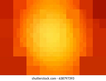 Light Orange vector abstract textured polygonal background. Blurry rectangle design. Pattern can be used for background.