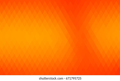 Light Orange vector abstract textured polygonal background. Blurry rectangular design. The pattern with repeating rectangles can be used for background.