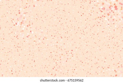 Light Orange vector abstract textured polygonal background. Blurry rectangular design. The pattern with repeating rectangles can be used for background.