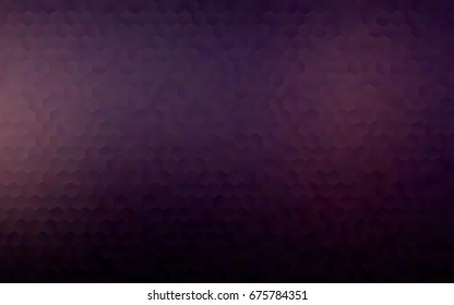 Light Orange vector abstract textured polygonal background. Brand-new blurry hexagonal design. Pattern can be used for background.