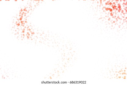 Light Orange vector abstract textured polygonal background. Blurry rectangular design. The pattern with repeating rectangles can be used for background.
