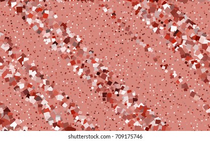 Light Orange vector abstract textured polygonal background. Blurry rectangular design. The pattern with repeating rectangles can be used for background.