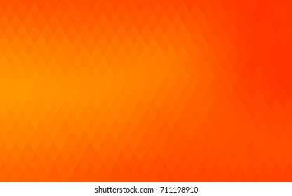 Light Orange vector abstract textured polygonal background. Blurry rectangular design. The pattern with repeating rectangles can be used for background.