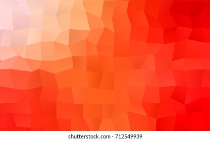 Light Orange vector abstract textured polygonal background. Blurry rectangular design. The pattern with repeating rectangles can be used for background.