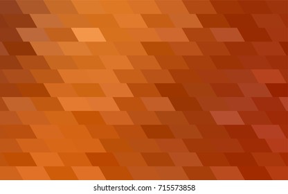 Light Orange vector abstract textured polygonal background. Blurry rectangular design. The pattern with repeating rectangles can be used for background.