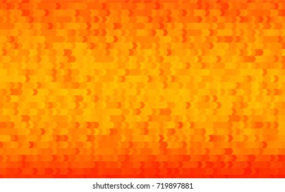 Light Orange vector abstract textured polygonal background. Blurry rectangular design. The pattern with repeating rectangles can be used for background.