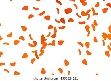 Light Orange vector backdrop with abstract shapes. Modern abstract illustration with colorful random forms. Background for a cell phone.