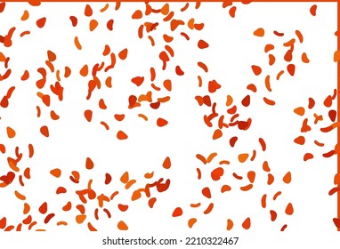 Light Orange vector backdrop with abstract shapes. Simple colorful illustration with abstract gradient shapes. Background for a cell phone.