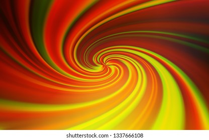 Light Orange vector backdrop with bent lines. A sample with colorful lines, shapes. A completely new template for your design.