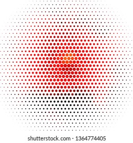 Light Orange vector backdrop with circles. Abstract decorative design in gradient style with bubbles. Pattern for wallpapers, curtains.