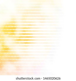 Light Orange vector backdrop with circles. Illustration with set of shining colorful abstract spheres. New template for your brand book.