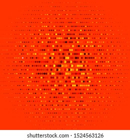 Light Orange vector backdrop with circles. Abstract decorative design in gradient style with bubbles. New template for your brand book.