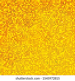 Light Orange vector backdrop with circles. Glitter abstract illustration with colorful drops. Design for your commercials.