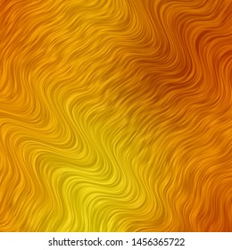 Light Orange vector backdrop with circular arc. Colorful geometric sample with gradient curves.  Best design for your posters, banners.