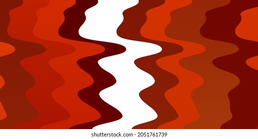 Light Orange vector backdrop with circular arc. Bright illustration with gradient circular arcs. Best design for your ad, poster, banner.