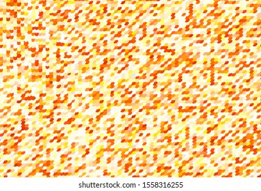 Light Orange vector backdrop with dots. Illustration with set of shining colorful abstract circles. Pattern for futuristic ad, booklets.